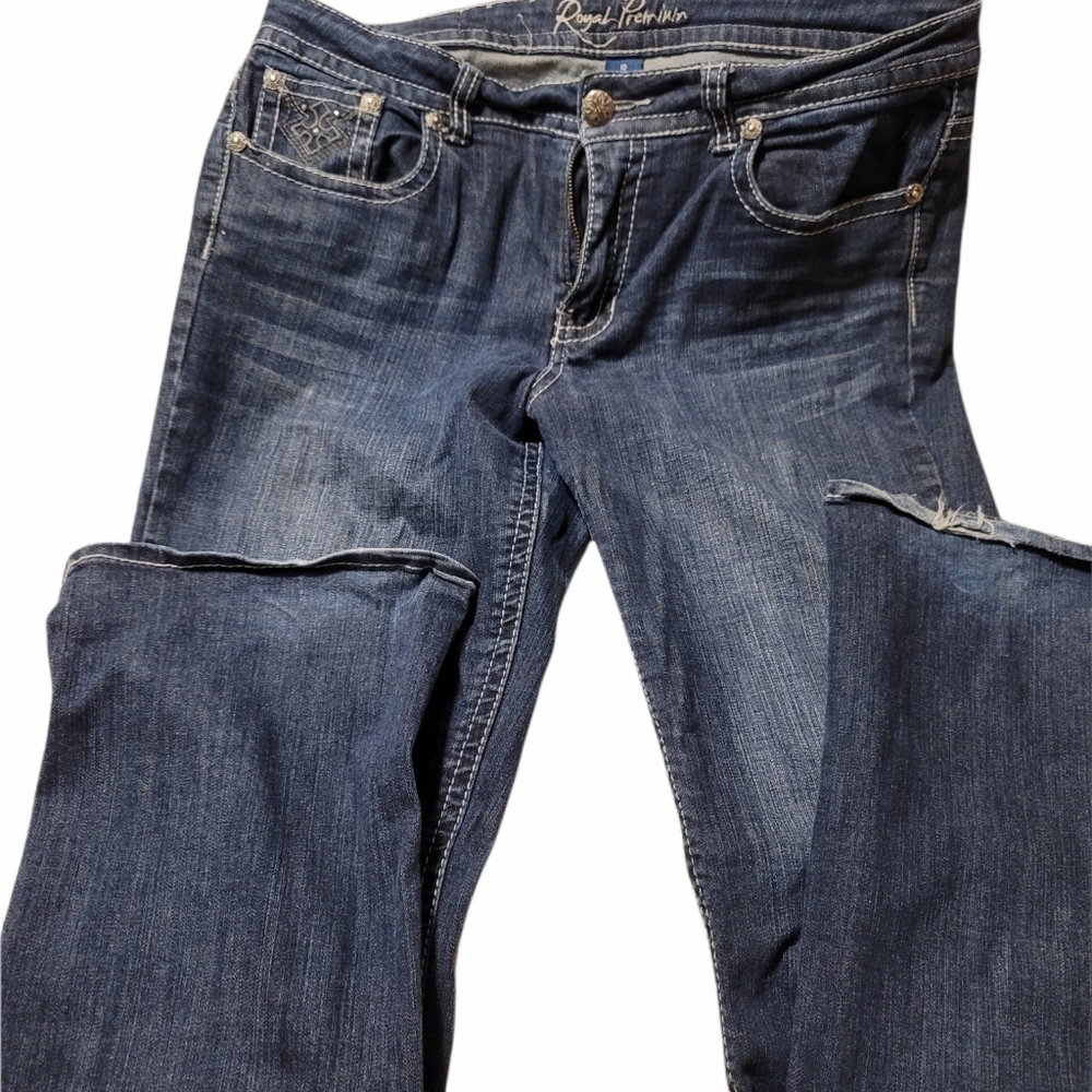 Royal Premium womens boot cut jeans size 12